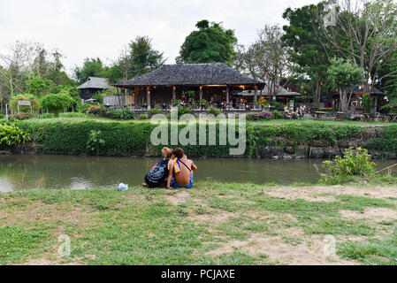 Paar auf Urlaub in Pai Thailand Stockfoto
