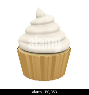 Cupcake isoliert Stockfoto