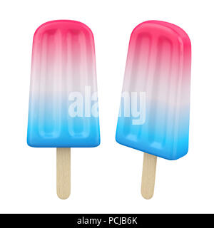 Ice Cream Pop isoliert Stockfoto