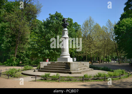 Denkmal Friedrich der Grosse, Volkspark Friedrichshain, Berlin, Deutschland Stockfoto