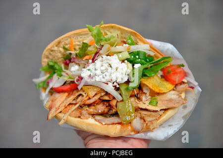 Mustafas Kebap Gemuese, Berlin, Deutschland Stockfoto