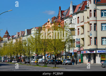 Die Berliner Straße, Tegel, Reinickendorf, Berlin, Deutschland Stockfoto