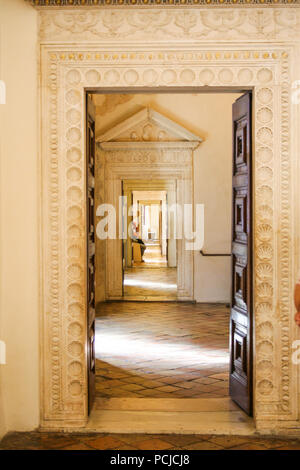 Der Dogenpalast (Palazzo Ducale), die Renaissance Gebäude in der italienischen Stadt Ancona in den Marken. Stockfoto