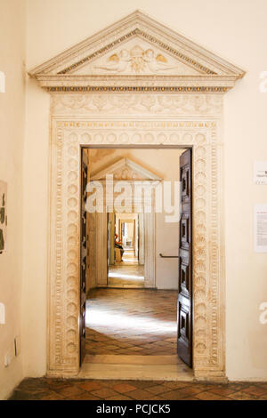 Der Dogenpalast (Palazzo Ducale), die Renaissance Gebäude in der italienischen Stadt Ancona in den Marken. Stockfoto