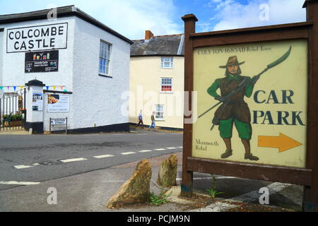 Antike Stadt Colyton in East Devon Stockfoto