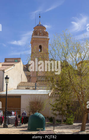 Markttag in der kleinen ländlichen Stadt in Spanien, Oria Almeria Andalucia Spanien Stockfoto