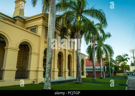 Polizeistation Art déco-Gebäude in Mackay, Queensland, Australien Stockfoto