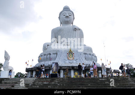 Big Buddha Phuket, das ist eines der wichtigsten und revere Sehenswürdigkeiten auf der Insel. Stockfoto