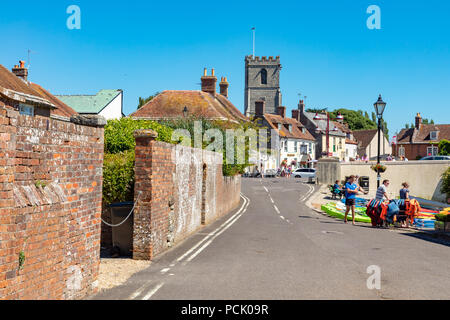 Wareham Dorset England August 02, 2018 Szene an Abt's Quay Stockfoto