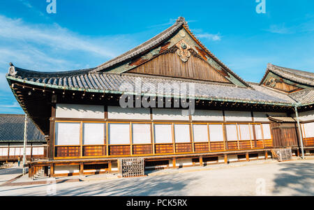 Das Schloss Nijo, Japanisch alte traditionelle Architektur in Kyoto, Japan Stockfoto