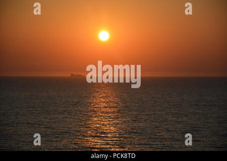 Sonnenuntergang in Bozcaada Stockfoto