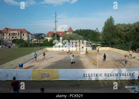 Banffy Castle Rumanien Wahrend Electric Castle Festival Stockfotografie Alamy