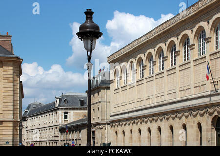 Die Bibliothek Sainte-Geneviève in Paris (Frankreich). Stockfoto