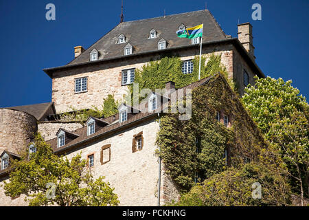 Schloss, Blankenheim, Eifel, Nordrhein-Westfalen, Deutschland Stockfoto