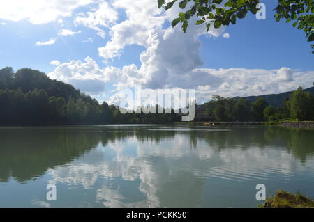 See Bodi, Mogosa, Rumänien Stockfoto