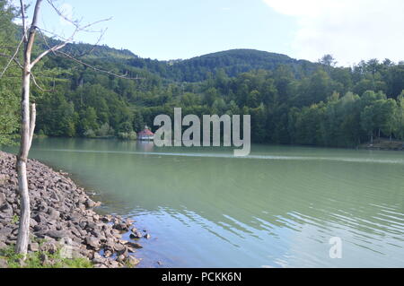 See Bodi, Mogosa, Rumänien Stockfoto