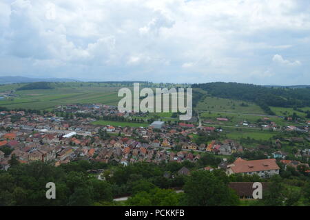 Rupea/Reps Dorf, Siebenbürgen Stockfoto