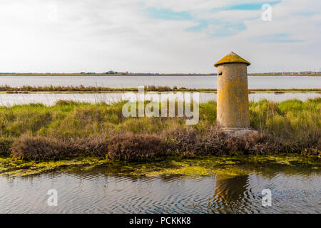 Italien, Cervia. Diese Stadt ist berühmt für seine Salz. Saline Datum zurück bis in die Antike. Stockfoto