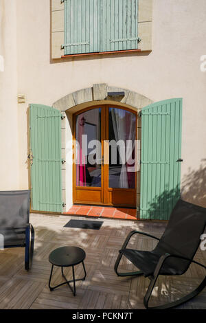 Alte Tor, Saint-Maximin-la Sainte-Baume, Var, Frankreich Stockfoto