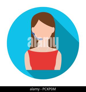 Toastmaster Symbol im flachen Stil auf weißem Hintergrund. Event Service Symbol vektor Illustration. Stock Vektor