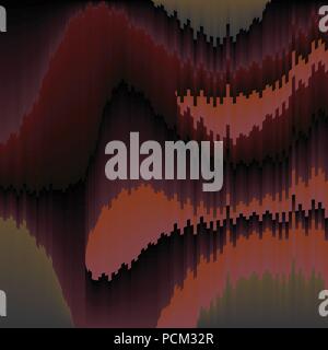 Der Hintergrund Der computerstörschübe. Digitales Rauschen. Vector Illustration. Stock Vektor