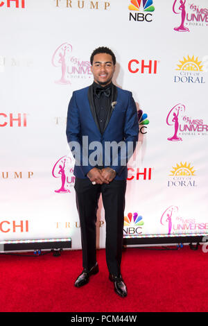 DORAL, Florida - Januar 25: DeSean Jackson nimmt an der 63. jährlichen Miss Universe Pageant am Trumpf nationale Doral am Januar 25, 2015 in Doral, Florida. Personen: DeSean Jackson Stockfoto