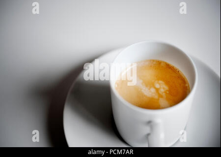 Abbildung: Bild einer Tasse Kaffee (Bad Sassendorf, 08/04/2015) Stockfoto