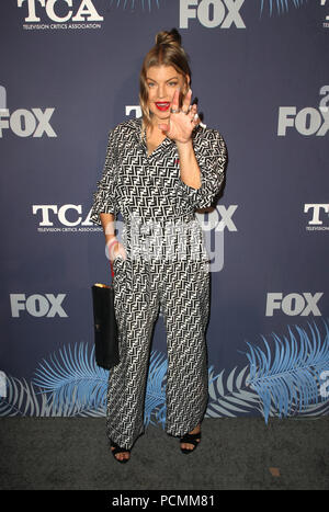 West Hollywood, USA. 2 Aug, 2018. Fergie im FOX Summer TCA All-Star-Party in West Hollywood, Kalifornien am 2. August 2018. Credit: Faye Sadou/Medien Punch/Alamy leben Nachrichten Stockfoto