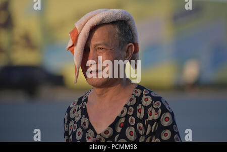 Shenyan, Shenyan, China. 3 Aug, 2018. Shenyang, China - die Temperatur steigt auf 38,4 Grad Celsius in Shenyang, Provinz Liaoning im Nordosten Chinas. Credit: SIPA Asien/ZUMA Draht/Alamy leben Nachrichten Stockfoto