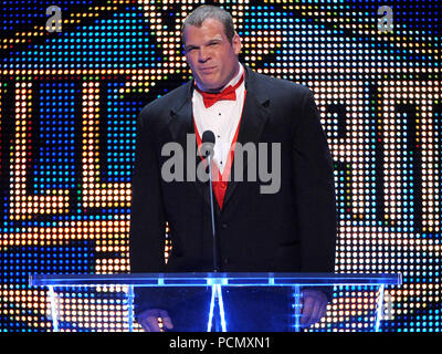 *** Foto *** ehemaligen WWE Wrestler gewinnt Tennessee Mayoral Race New Orleans, LA - 5. April: Glenn Jacobs aka Kane besucht die 2014 WWE Hall of Fame Induktion Zeremonie an der Smoothie King Center am 5. April 2014 in New Orleans. Credit: Napolitano/MediaPunch Stockfoto