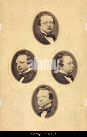 Alfred Benzon 1823-1884 von Budtz Müller. Stockfoto
