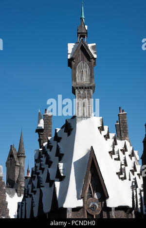 Los Angeles, Kalifornien, USA - 30. Juli 2018: Hogwarts Schloss, der Zauberer Welt von Harry Potter in den Universal Studios Hollywood in Los Angeles, CA Stockfoto