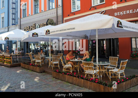 Riga, die Hauptstadt von Lettland, Baltikum August 2018 Stockfoto