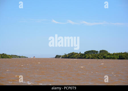 Sonnigen Tag im River Plate, Argentinien Stockfoto