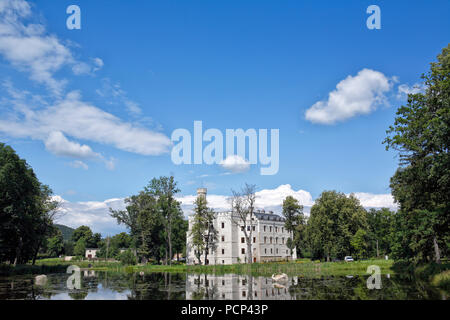 Luxus Hotel Schloss karpniki, karpniki (ehemalige Fischbach), Niederschlesien, Polen, Europa Stockfoto