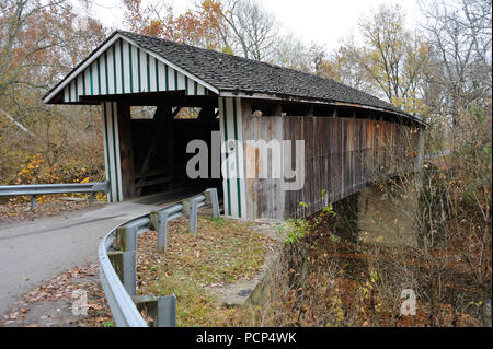 Colville Covered Bridge Bourbon Land Kentucky Stockfoto