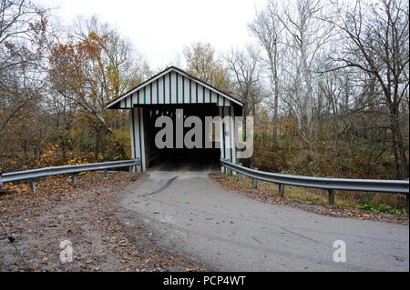 Colville Covered Bridge Bourbon Land Kentucky Stockfoto