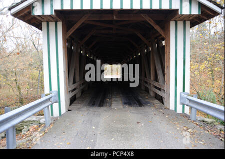 Colville Covered Bridge Bourbon Land Kentucky Stockfoto