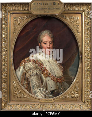Porträt von König Charles X von Frankreich (1757-1836). Stockfoto