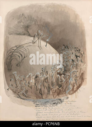 La Danse Macabre (der Tanz des Todes). Stockfoto