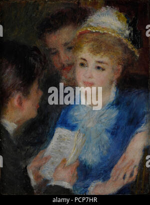 La Lecture de Rolle spielen (Lesung), 1876-1877.