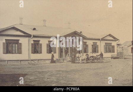 Pjotr Tschaikowsky (1840-1893) mit der Familie in der Davydov Verbovka Immobilien, 1875. Stockfoto