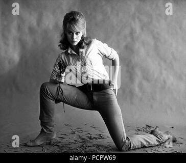 Original Film Titel: CAT BALLOU. Englischer Titel: CAT BALLOU. Film Regie: ELLIOT SILVERSTEIN. Jahr: 1965. Stars: Jane Fonda. Quelle: Columbia Pictures/Album Stockfoto