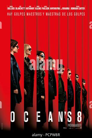 Original Film Titel: OCEAN'S 8. Englischer Titel: OCEAN'S 8. Regisseur: Gary Ross. Jahr: 2018. Credit: RÄUCHEREI BILDER/VILLAGE ROADSHOW PICTURES/Album Stockfoto