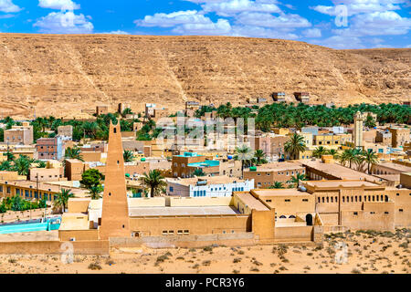 El Atteuf, eine alte Stadt im Tal des M'zab in Algerien Stockfoto