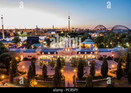 Six Flags Amusement Park montreal Stockfoto