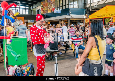 Jean Talon Markt den größten Bauern frische Markt produzieren, Montreal, Kanada Stockfoto