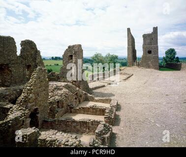 Brough Castle, Cumbria, c 1980 - c 2017. Artist: Unbekannt. Stockfoto