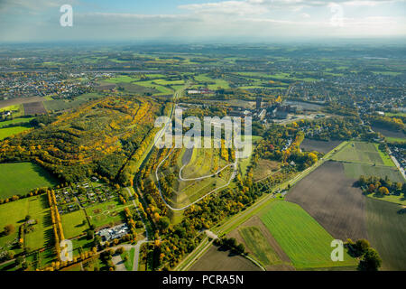 Dump, Mülldeponie Kissinger Höhe und Humberthalde, Herringen, Hamm, Ruhrgebiet, Nordrhein-Westfalen, Deutschland Stockfoto