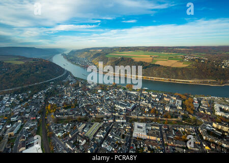 Altstadt von Andernach, Rheintal, Rhein, Stadt, Wand, mittelalterlichen Stadtmauer, Andernach, Mayen-Koblenz, Rheinland-Pfalz, Deutschland Stockfoto